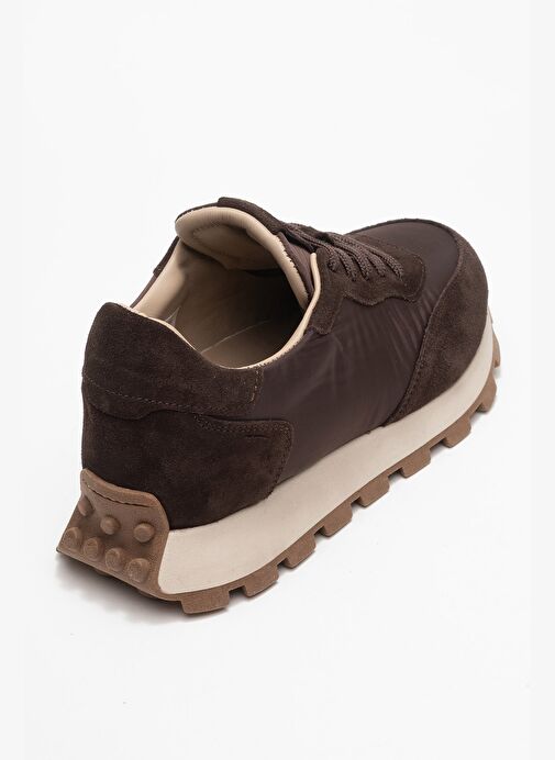 AMANDA Kahverengi Hakiki Deri Kadın Spor Ayakkabı - Görsel 6