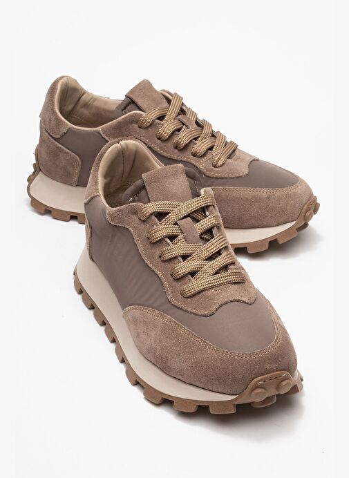 AMANDA Vizon Hakiki Deri Kadın Spor Ayakkabı - Görsel 2