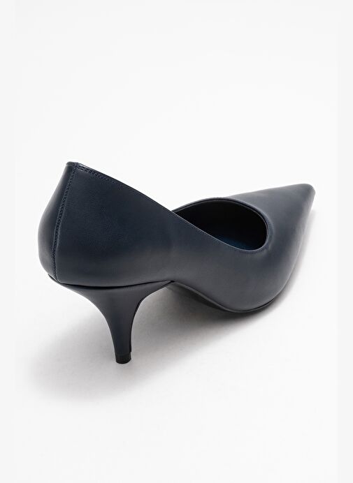 MARCUS Lacivert Cilt Kadın Topuklu Ayakkabı - Görsel 6