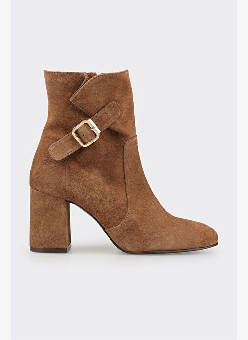 Taba Deri Kadın Klasik Bot - Görsel 2