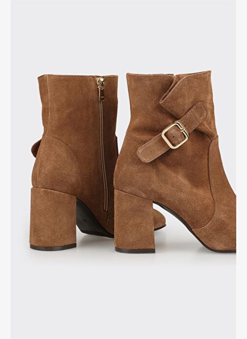 Taba Deri Kadın Klasik Bot - Görsel 5