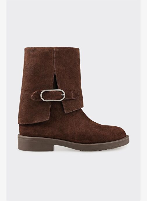 Kahve Deri Kadın Günlük Bot - Görsel 2