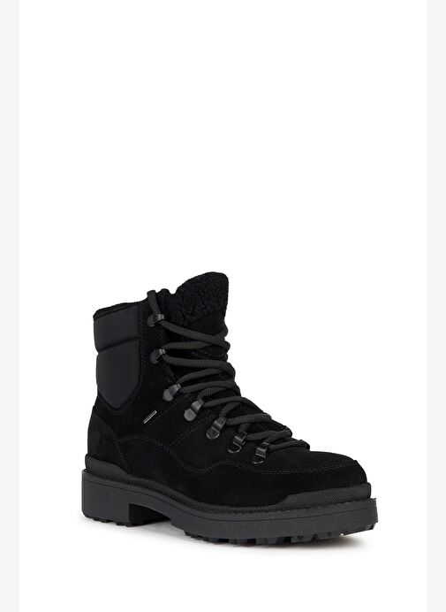 Geox Kadın Siyah Nevegal Abx Süet Deri Postal Bot D36UPD022FUC9999 - Görsel 4