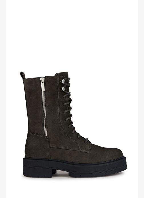 Geox Kadın Antrasit Spherica Ec7 Süet Deri Postal Bot D36VDJ00022C9002 - Görsel 2