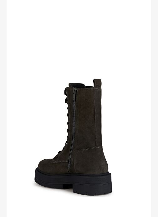 Geox Kadın Antrasit Spherica Ec7 Süet Deri Postal Bot D36VDJ00022C9002 - Görsel 3