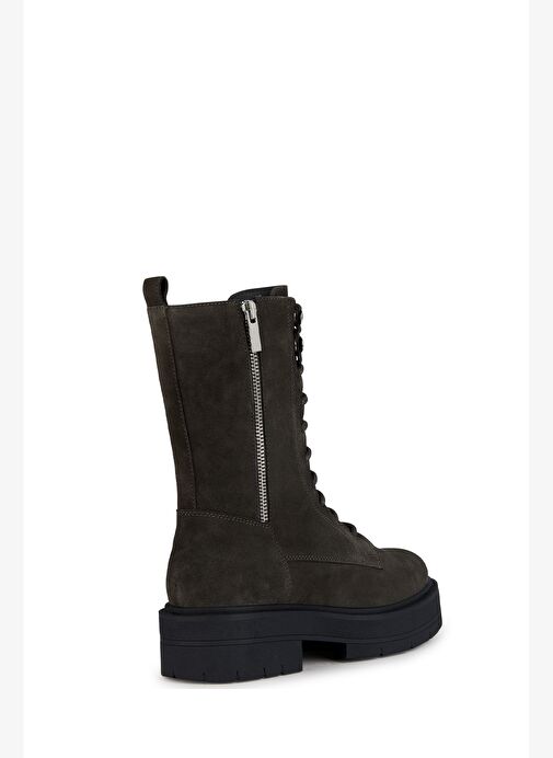 Geox Kadın Antrasit Spherica Ec7 Süet Deri Postal Bot D36VDJ00022C9002 - Görsel 5