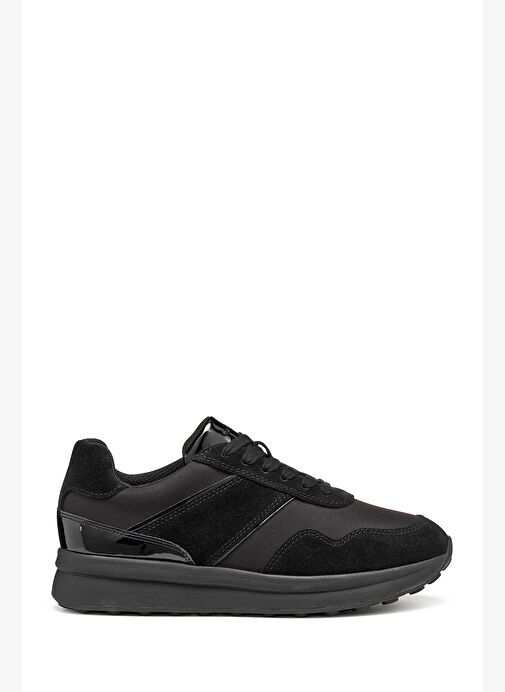 Geox Kadın Siyah D Runntıx A - Nylon+Suede Bağcıklı Kalın Tabanlı Kumaş Sneaker D46RRA0FU22C9999 - Görsel 2