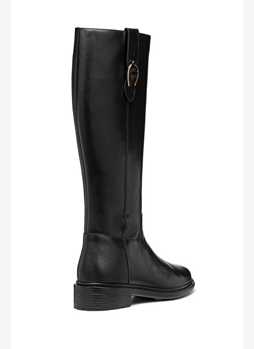 Geox Kadın Siyah D Walk Pleasure D - Smo.Lea Fermuarlı Deri Çizme D46TGD00043C9999 - Görsel 7