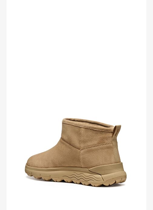 Geox Kadın Bej D Spherıca 4X4 B Abx B - Suede Süet Deri Teddy Bot D5626B00022C5010 - Görsel 3