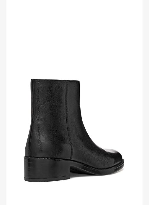 Geox Kadın Siyah D Camexıa Fermuarlı Deri Klasik Bot D565ED00081C9999 - Görsel 6