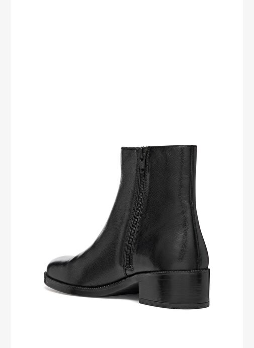 Geox Kadın Siyah D Camexıa Fermuarlı Deri Klasik Bot D565ED00081C9999 - Görsel 7