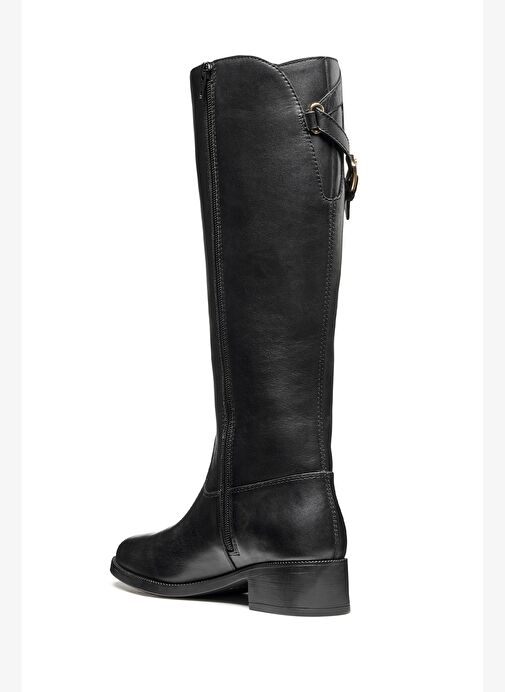 Geox Kadın Siyah D Camexıa Np Abx Fermuarlı Deri Çizme D566WB00043C9999 - Görsel 3