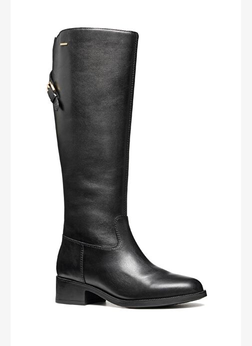 Geox Kadın Siyah D Camexıa Np Abx Fermuarlı Deri Çizme D566WB00043C9999 - Görsel 4