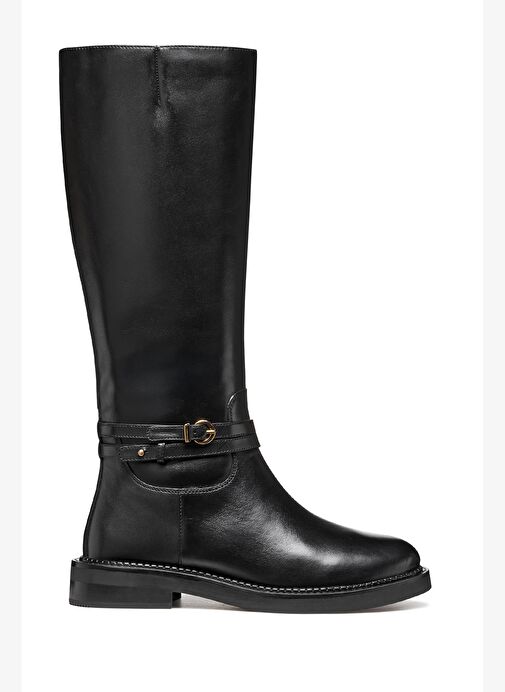 Geox Kadın Siyah D Serılda A - Smo.Lea Fermuarlı Deri Çizme D56WYA00043C9999 - Görsel 2