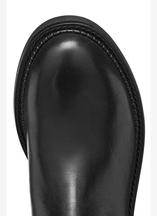 Geox Kadın Siyah D Serılda A - Smo.Lea Fermuarlı Deri Çizme D56WYA00043C9999 - Görsel 8