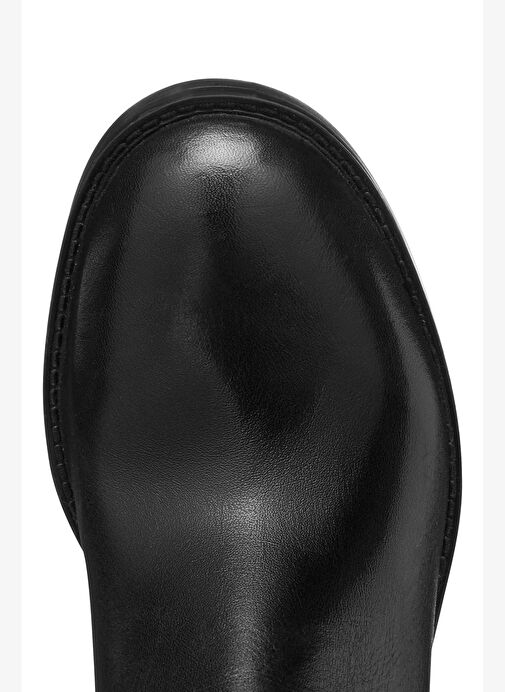 Geox Kadın Siyah D Serılda 60 B - Smo.Lea Fermuarlı Topuklu Deri Çizme D56XXB00043C9999 - Görsel 8