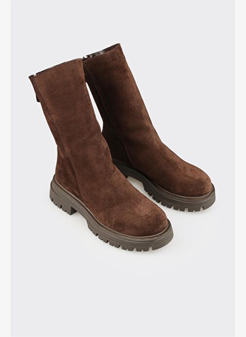 Elle Elle Belirsiz Kahve Deri Kadın Günlük Bot Boyner'de! Belirsiz - 3. görsel