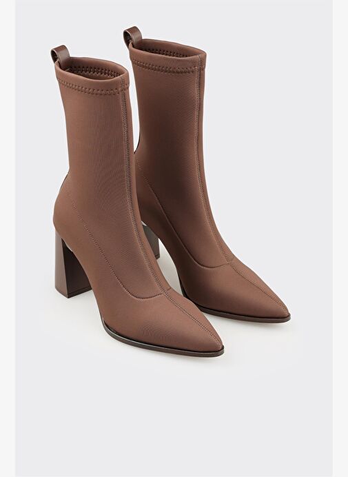 Kahve Kadın Klasik Bot - Görsel 3