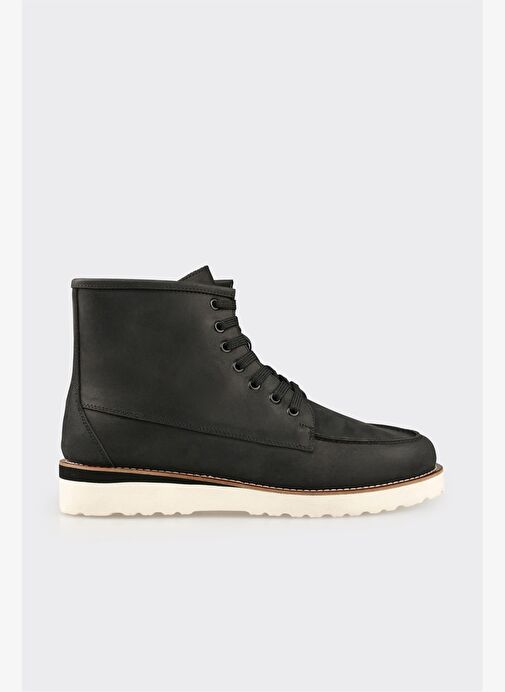 Elle Elle Siyah Deri Erkek Günlük Bot Boyner'de! Siyah - 2. görsel