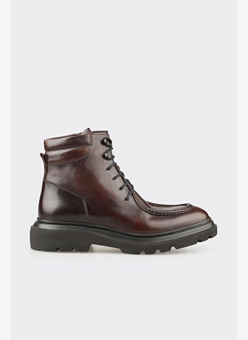 Kahve Deri Erkek Günlük Bot - Görsel 2
