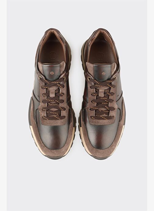 Vizon Deri Erkek Spor Ayakkabı - Görsel 5