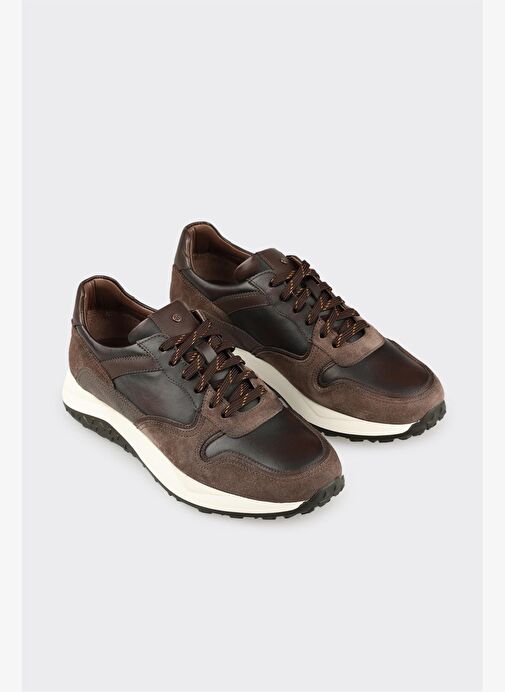 Vizon Deri Erkek Spor Ayakkabı - Görsel 3