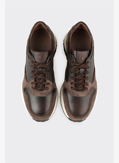 Vizon Deri Erkek Spor Ayakkabı - Görsel 5