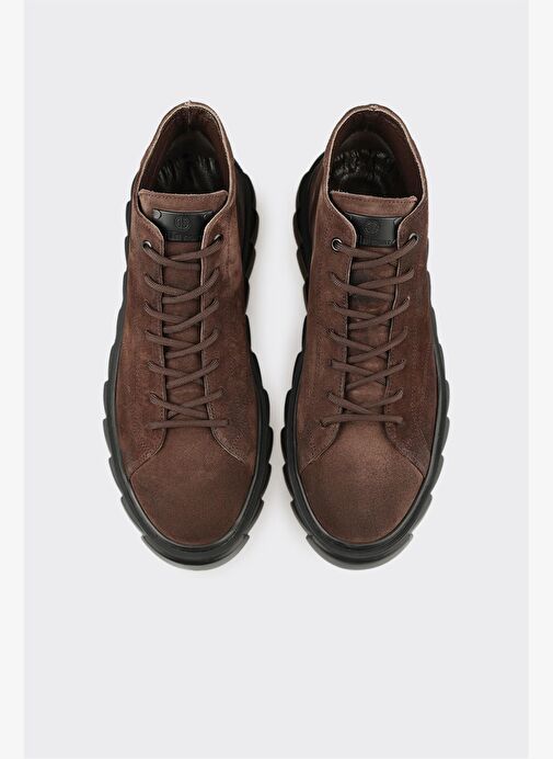 Kahve Deri Erkek Spor Bot - Görsel 5