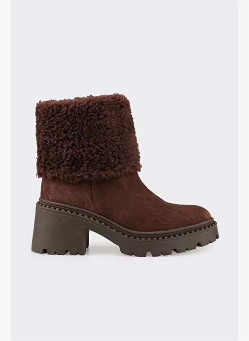 Kahve Deri Kadın Günlük Bot - Görsel 2