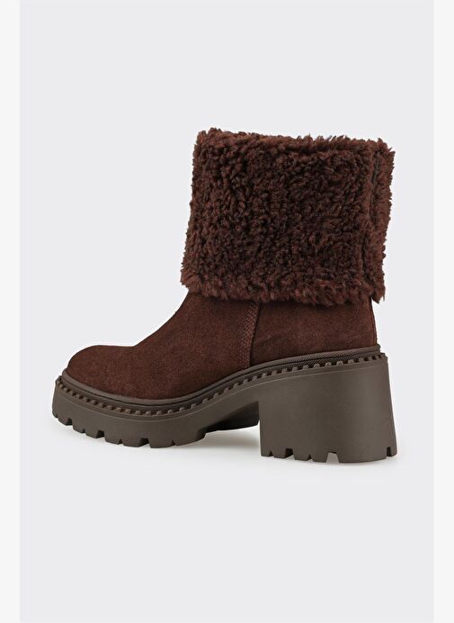 Kahve Deri Kadın Günlük Bot - Görsel 4