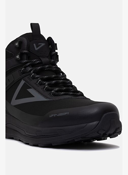 1415 V-Wild Mid Erkek Bot Siyah - Görsel 7