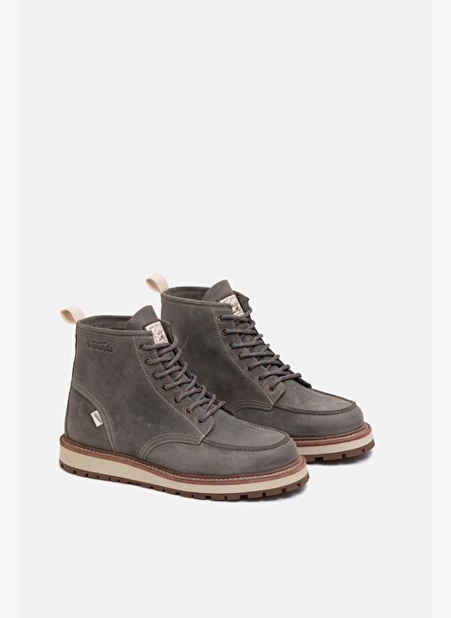 1401 Lifestyle V-Town Pull Up Erkek Bot Gri - Görsel 5