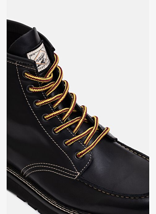 1401 Lifestyle V-Town Pull Up Erkek Bot Siyah - Görsel 7