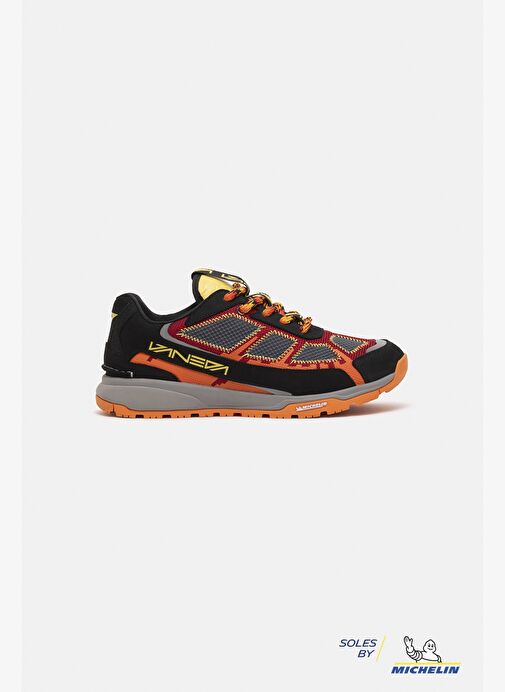 1438 VX Core Kadın Ayakkabı Siyah/Turuncu - Görsel 2