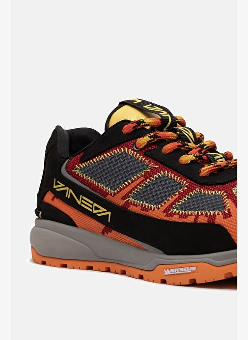 1438 VX Core Kadın Ayakkabı Siyah/Turuncu - Görsel 7