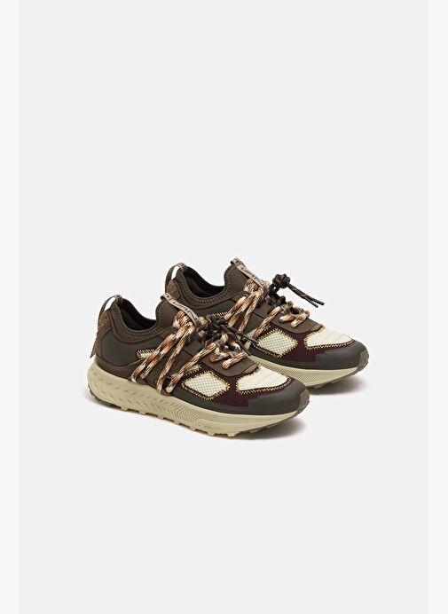 1439 VX Flow Erkek Ayakkabı Haki/Bordo - Görsel 5
