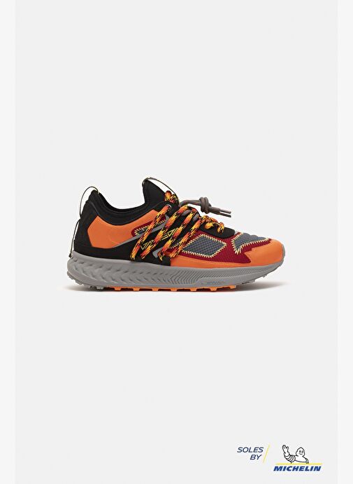 1439 VX Flow Erkek Ayakkabı Siyah/Turuncu - Görsel 2