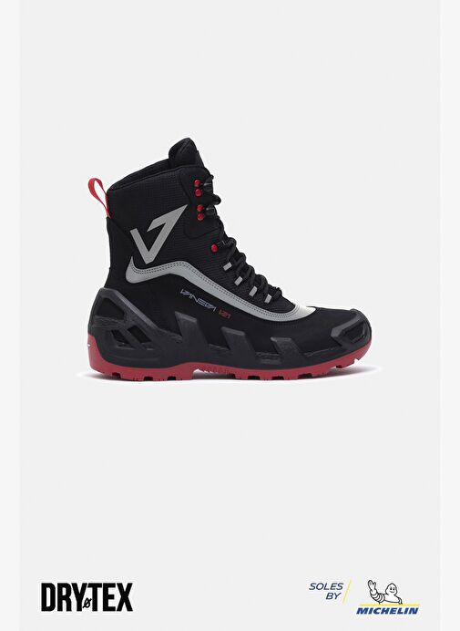 998 V-Clutch Pro Next Nubuk Erkek Bot Siyah/Kırmızı - Görsel 2