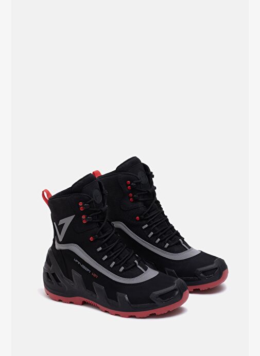 998 V-Clutch Pro Next Nubuk Erkek Bot Siyah/Kırmızı - Görsel 5