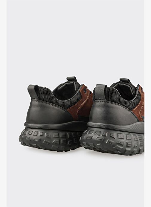 Kahve Deri Erkek Spor Ayakkabı - Görsel 6