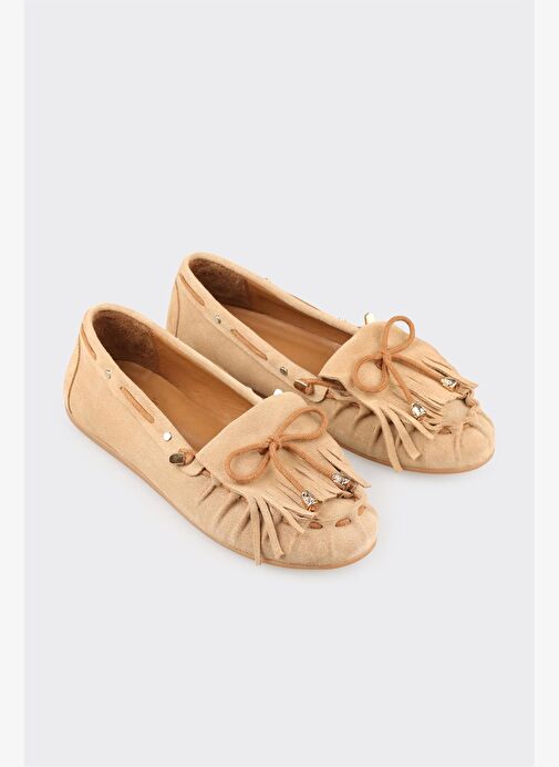 Naturel Deri Kadın Günlük Ayakkabı - Görsel 3