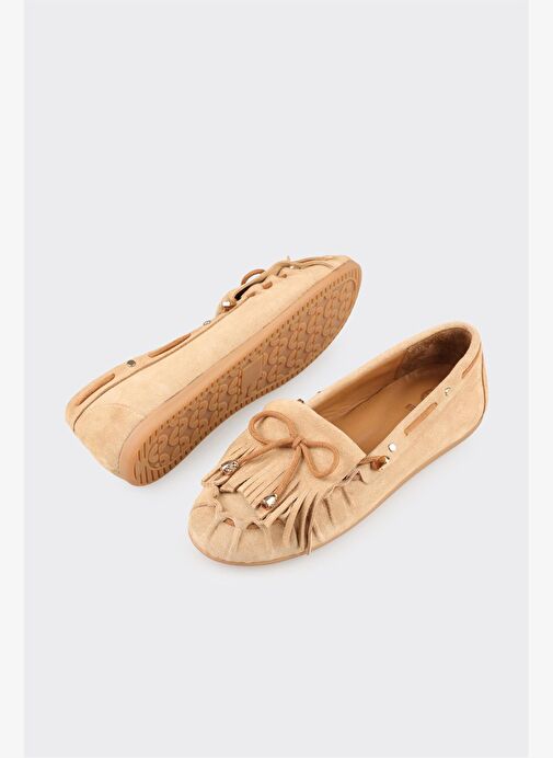 Naturel Deri Kadın Günlük Ayakkabı - Görsel 4