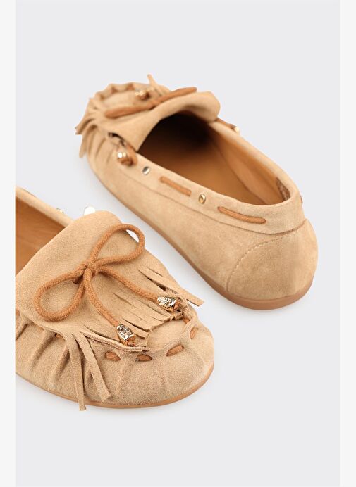 Naturel Deri Kadın Günlük Ayakkabı - Görsel 6