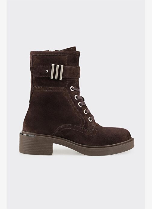 Kahve Deri Kadın Günlük Bot - Görsel 2