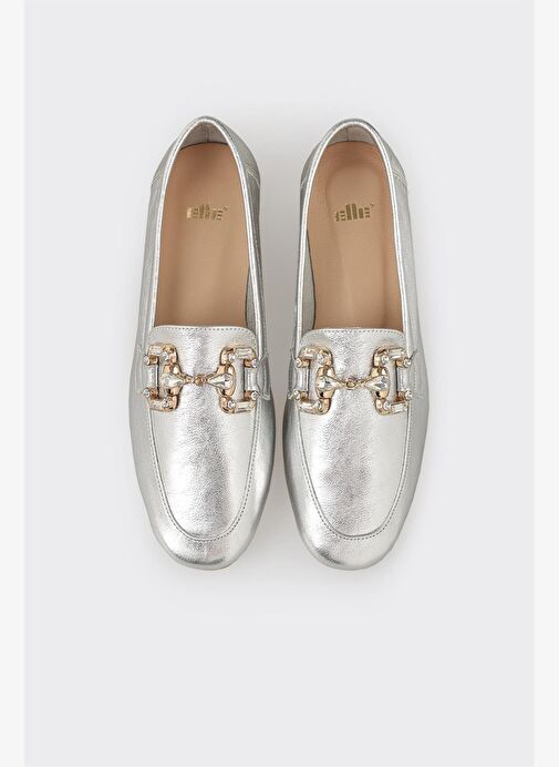 Lame Deri Kadın Günlük Ayakkabı - Görsel 5