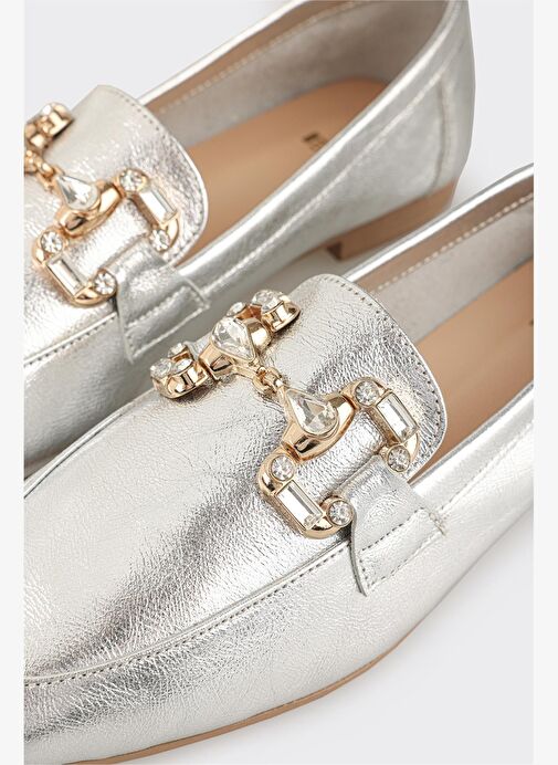 Lame Deri Kadın Günlük Ayakkabı - Görsel 6