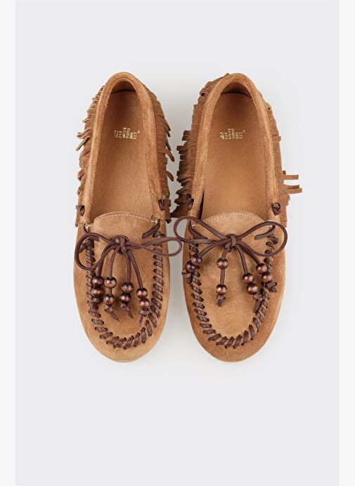 Naturel Deri Kadın Günlük Ayakkabı - Görsel 5