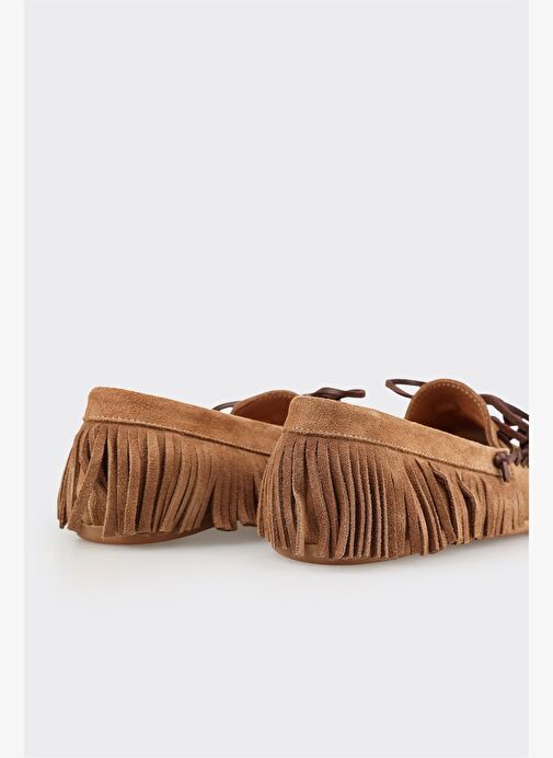 Naturel Deri Kadın Günlük Ayakkabı - Görsel 6