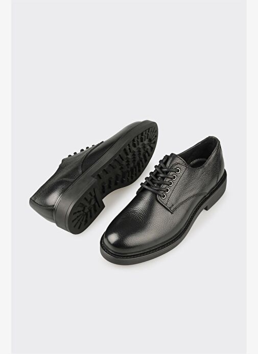 Elle Elle Siyah Deri Erkek Günlük Ayakkabı Boyner'de! Siyah - 4. görsel