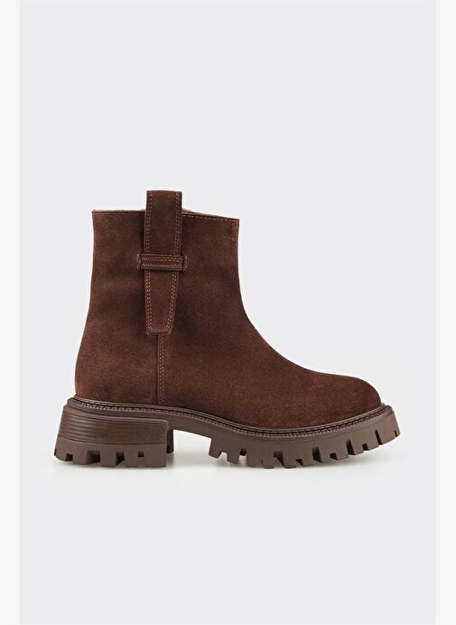 Kahve Deri Kadın Günlük Bot - Görsel 2